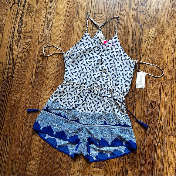 a'gaci Pants - NWT A’gaci Sweet Wanderer Boho Paisley Romper